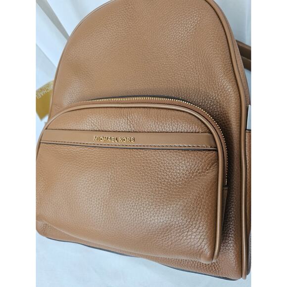 MICHAEL Michael Kors Bex Medium Backpack Color Luggage NWT - Picture 7 of 7